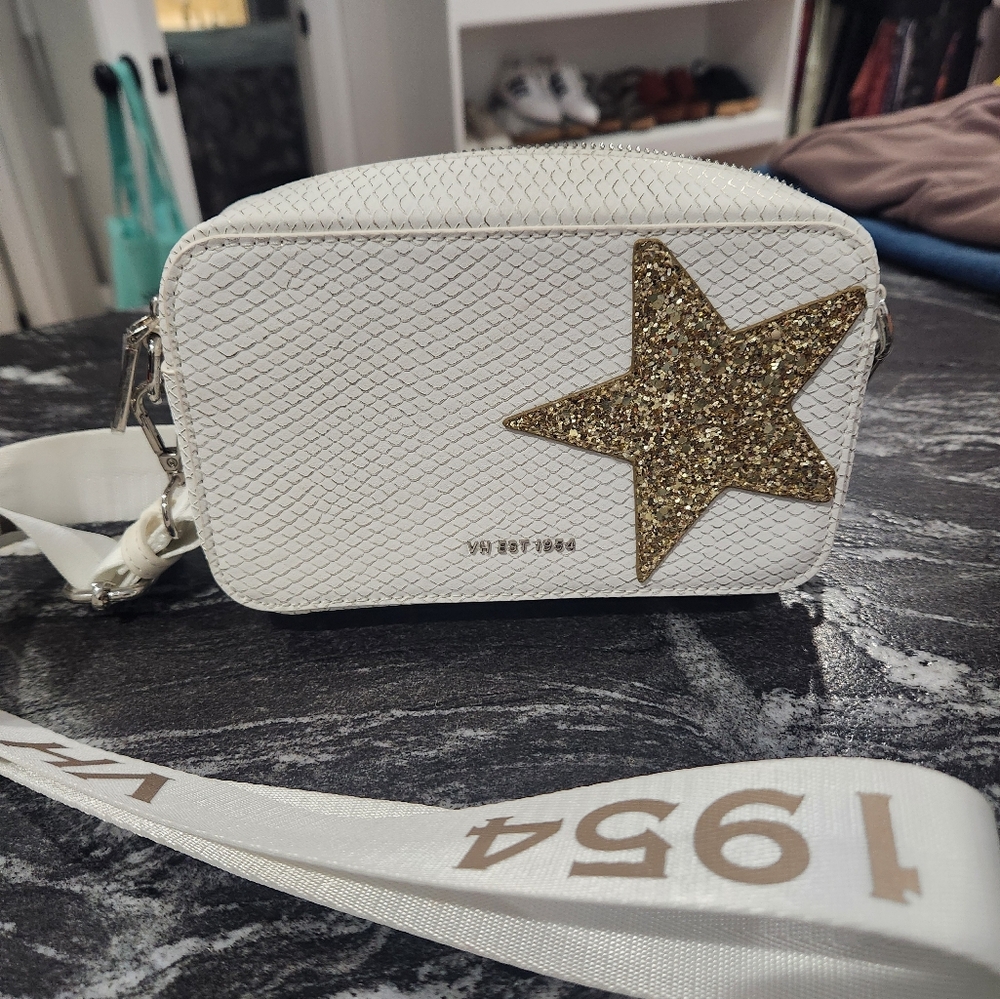 NWOT MINI MEME - SNAKE MULTI Vintage Havana Crossbody Bag.  This bag is like new